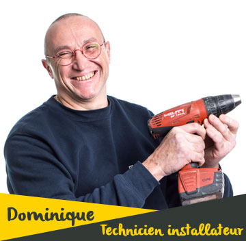 Dominique, Technicien installateur au Store Niortais