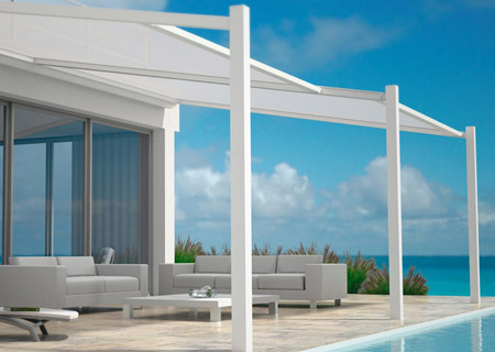 Pergola en Store Lapure de Renson à Niort